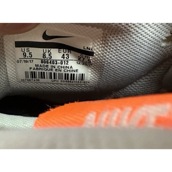 Nike Air Force 1 High Force Logo Pure Platinum Men’s 9.5 806403-012 White Gray - Picture 10 of 10